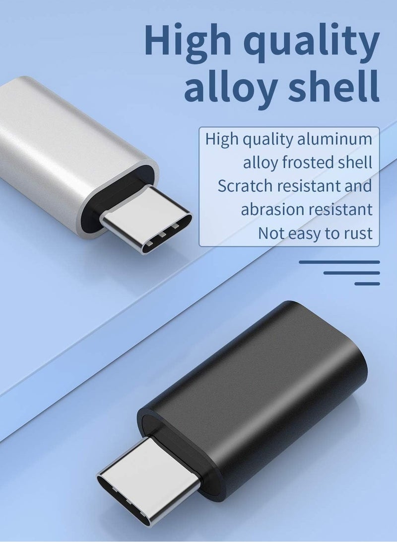 Chappeline OT1 Lightening to Type-C USB2.0 Super Fast Data Transmission - Black - Image 3